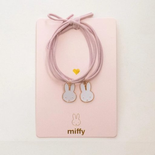 Miffy x Yuko B barátság karkötő / hajgumi - rózsaszín