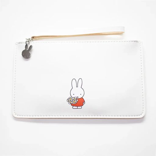Miffy x Yuko B kézitáska - Miffy flower - bézs